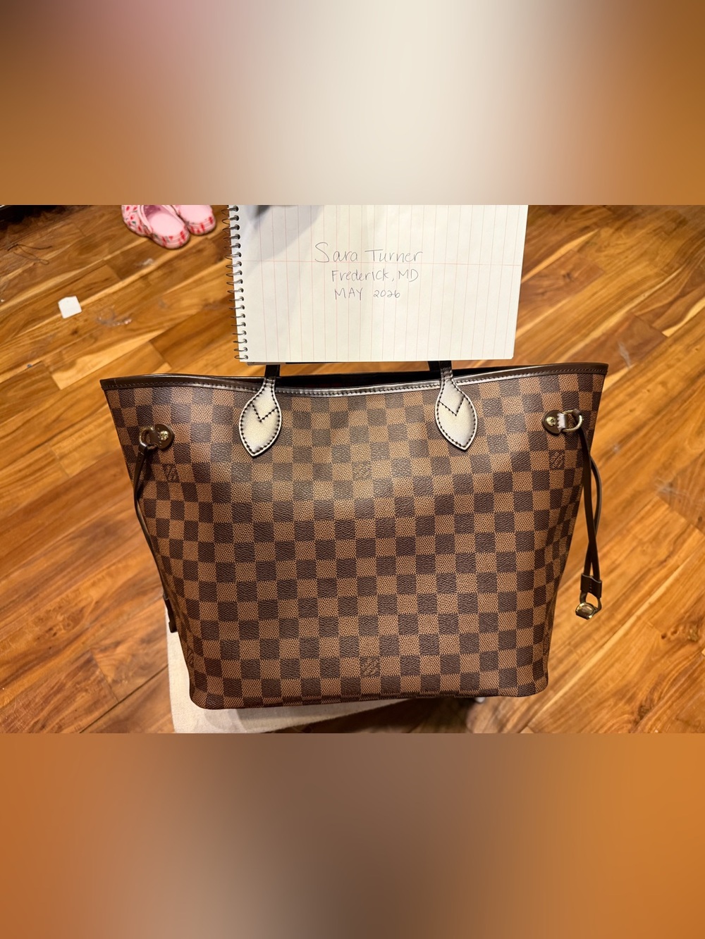 Louis Vuitton Damier Ebene Neverfull, MM